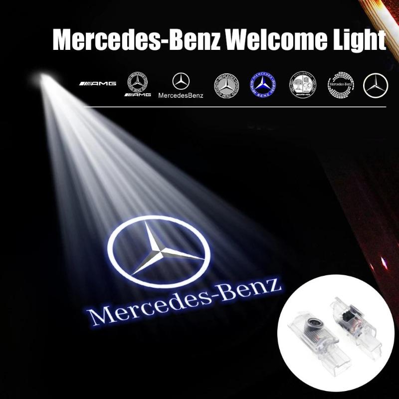 2-4pieces Door welcome LED light, laser light For Mercedes Benz X164 W215 W164 R GL ML M class 4MATIC ML300 ML500 R300 R320