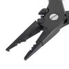 Outdoor Aluminum Alloy Lure Self Locking Fishing Pliers Fish Controller Tong Setblack
