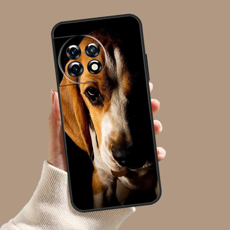 Beagle Dog Cute Cartoon Case For OnePlus 12R 10R 9R 10T 8T 8 9 10 Pro 11 12 OnePlus Nord CE 2 3 Lite N10 N20 Cover