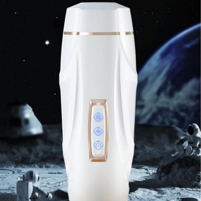 Multi Functional Airplane Cup Telescopic Male Masturbator With Sucking & Vibrating Modes Masturbation Cup Jugeuttee For Adults