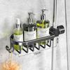 Bathroom Storage Organizer With Oxidized Aluminum Shelves For Modern Home Use
