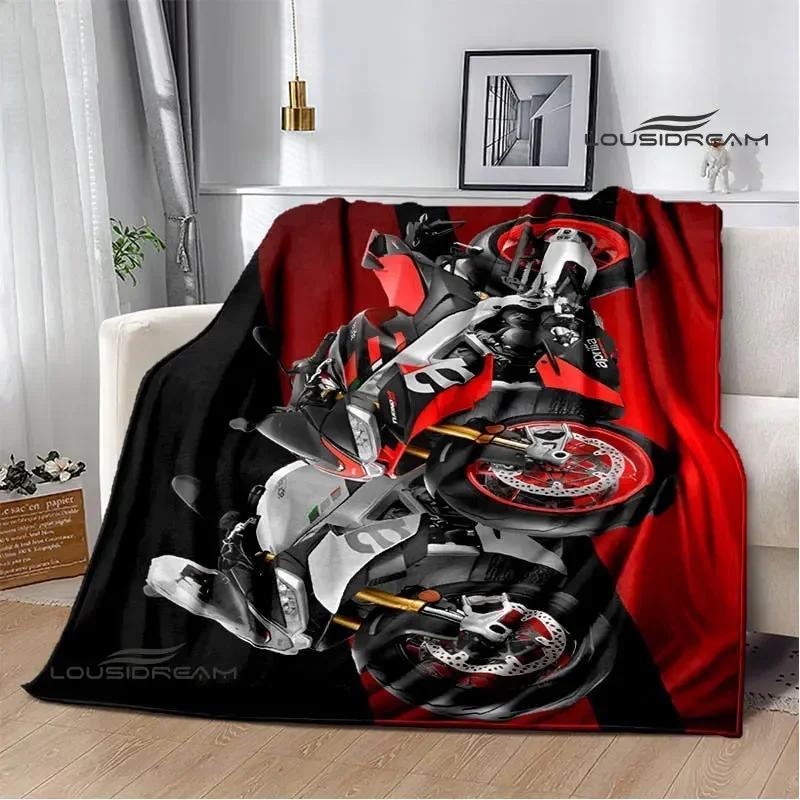 Aprilia Motorcycle Logo Printed Blankets Fashion Warm Blanket Soft And Comfortable Blanket Home Travel Blankets Birthday Gift