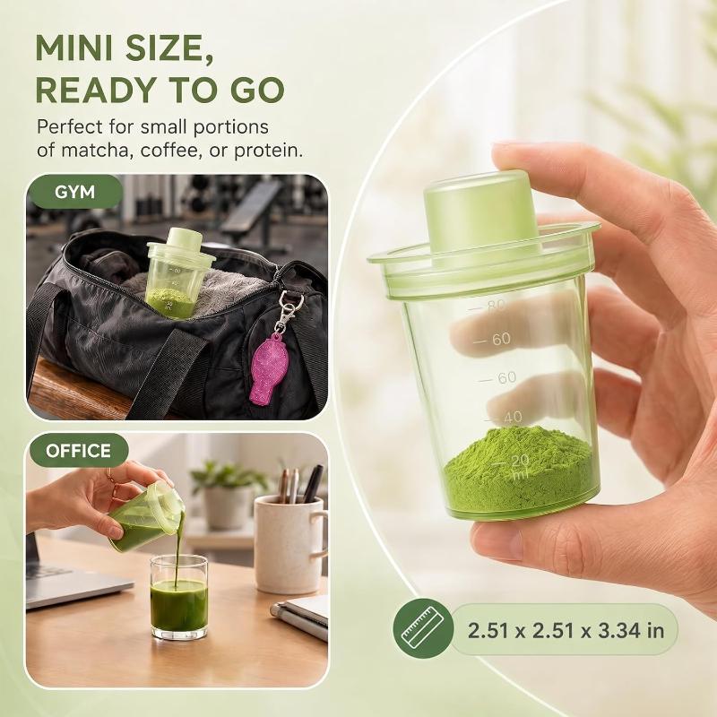 1/3 stk Let at ryste 200 ml Matcha Bryggeflaske Bærbar Te Flaske Mini Matcha Ryster Til Daglig Brug
