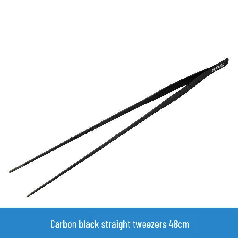 Longxiang Palace Aquarium Landscaping Set: Stainless Steel Tweezers, Feeding Tongs, and Wave Scissors for Aquatic Plants in Fish Tanks