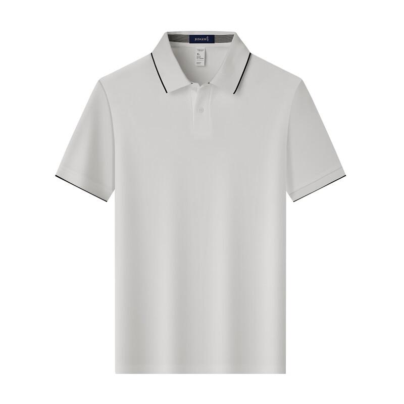 Judger Men s Silk-Linen Blend Business Casual Polo Shirt XXL