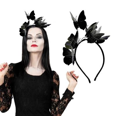 Motýlkový Fascinator Čelenka Elegantní Doplněk do Vlasů pro Ženy a Dívky Halloweenská Párty Cosplay Svatba