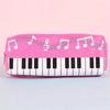 Creative Student Pencil Bag Square Pencil Bag Single Layer Pencil Bag Musical Note Piano Stationery Bag Stationery Box