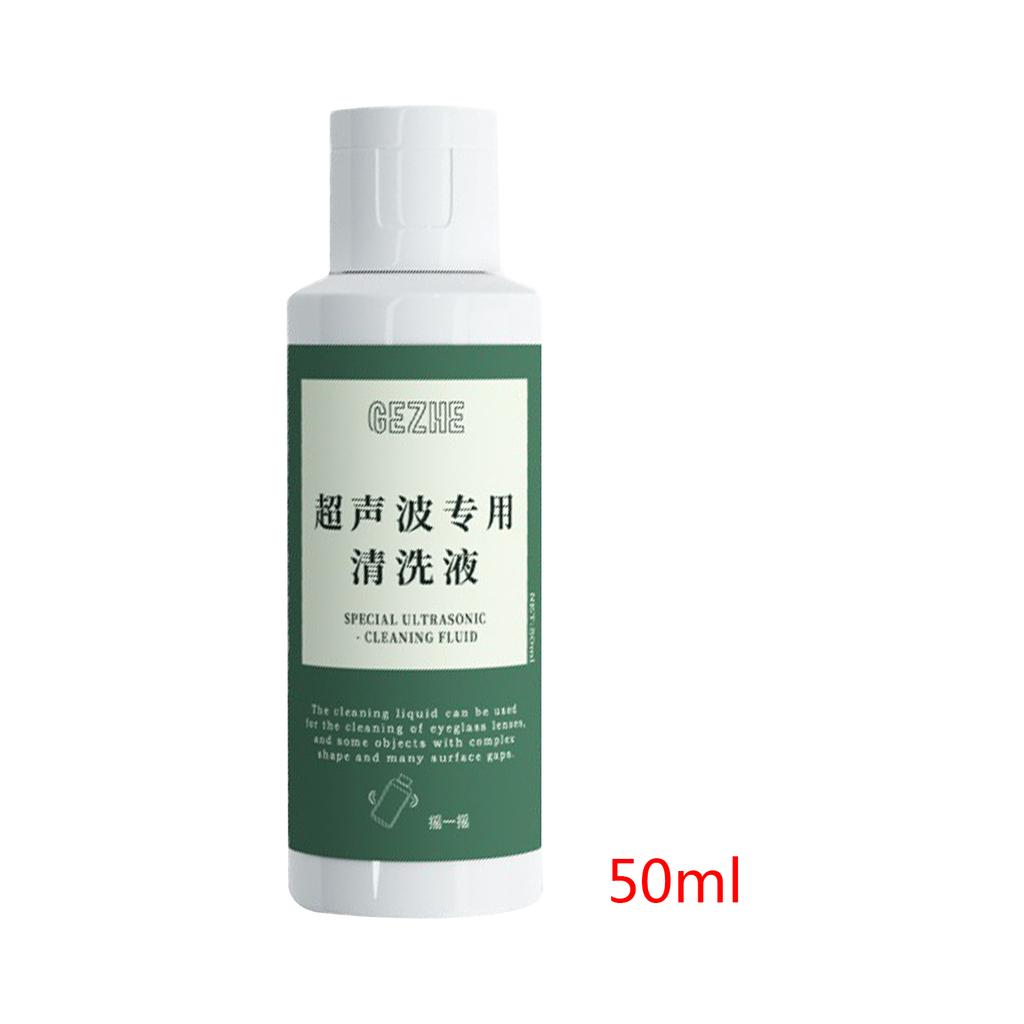 50ml Ultrasonic Jewelry/Glasses Cleaning Solution Concentrate Watch Rings Cleaners Ultrasonic Cleaning Machine ?Liquid