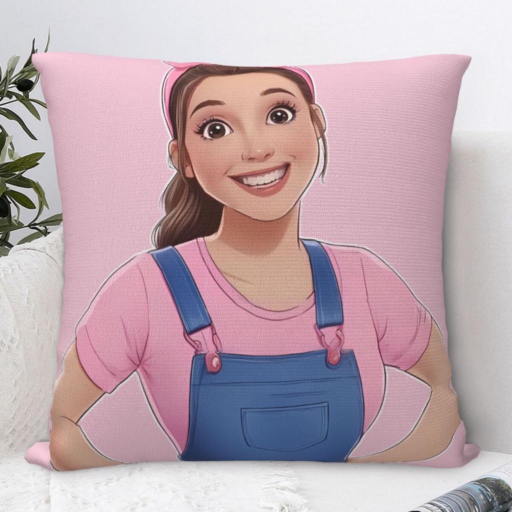 Ms. Rachel Pillow Case Cushion Cover Polyester Custom Pillow Cover Cute Funny Pillowcases For Office Car Home Decorative