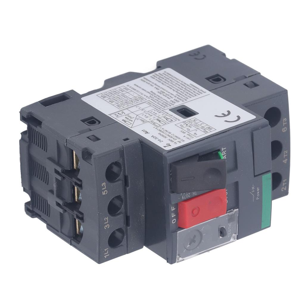 Motor Circuit Breaker DIN Rail Mount Reliable Manual Motor Starter Button AC690V GV2?ME32 24?32A