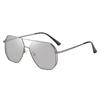 New Color-changing Glasses Large Frame Versatile Retro Anti-glare Sunglasses Outdoor Riding Driving Driving Special Sunglasses