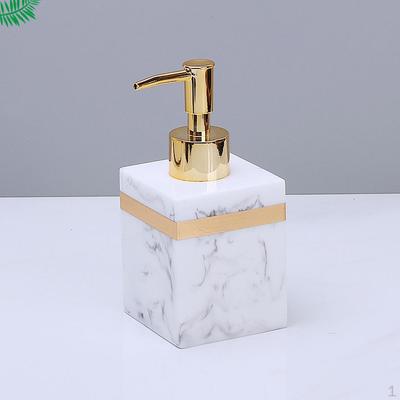 Ceramiczny dozownik mydła Pompka do kąpieli Ręczny żel pod prysznic Marmurkowa łazienka 0 ml Możliwość ponownego napełnienia