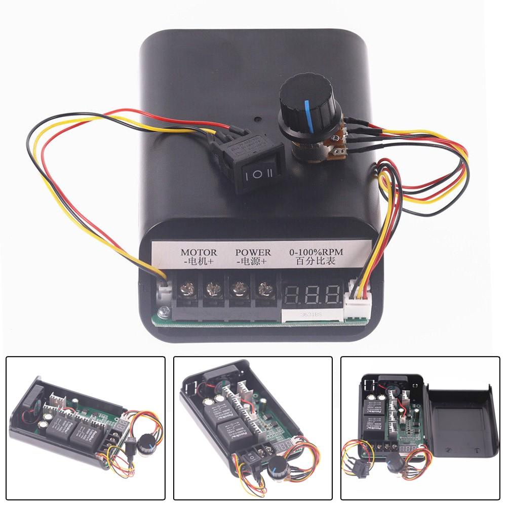 DC 10-55V MAX 60A PWM Motor Speed Controller 0~  Adjustable Drive Switch