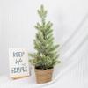Mini Desktop Christmas Tree Decor Artificial PE PVC Green Xmas Home Office Party Photography Prop