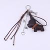 Y2K Skinn Valpe Nøkkelring Ins Vintage Flettet Tau Nøkkelring Trendy Bilnøkkelholder Veske Anheng Hengepynt