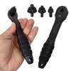 3-in-1 Universal Chuck Key Replacement Tool Drill Chuck Ratchet Spanner Dual Use Ratchet Spanner for Tightening Loosening
