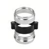 For Turbo Intake Pipe 2"/2.5"/3"/4" Aluminum Exhaust HD V-band Clamp w Flange System Assembly Anodized Clamp With Flange Kit