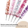 5 Peças/conjunto Caneta Pontilhadeira Portátil para Nail Art Cabo de Contas de Cristal Ponta Dupla Desenho Pintura Strass Gemas Canetas Ferramentas de Manicure
