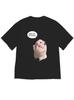 Womens Korean Drama TShirt Q Did You Feel It Too Cute Hamster Graphic Soft Casual Short Sleeve Top for Spring Summer Outfits
