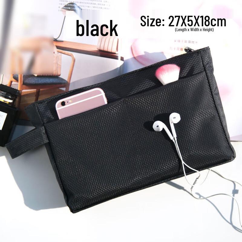 OLOMM Korean Style Jacquard Waterproof Nylon Cosmetic Organizer Bag