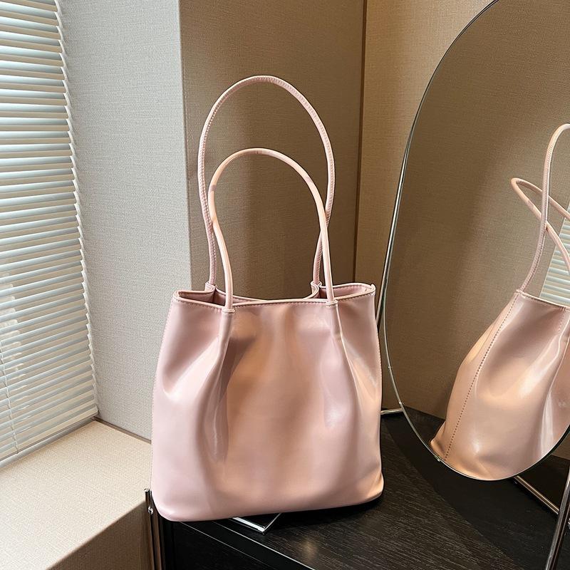 Large-capacity tote bag women's new versatile large-capacity bag simple casual shoulder bag commuter bag