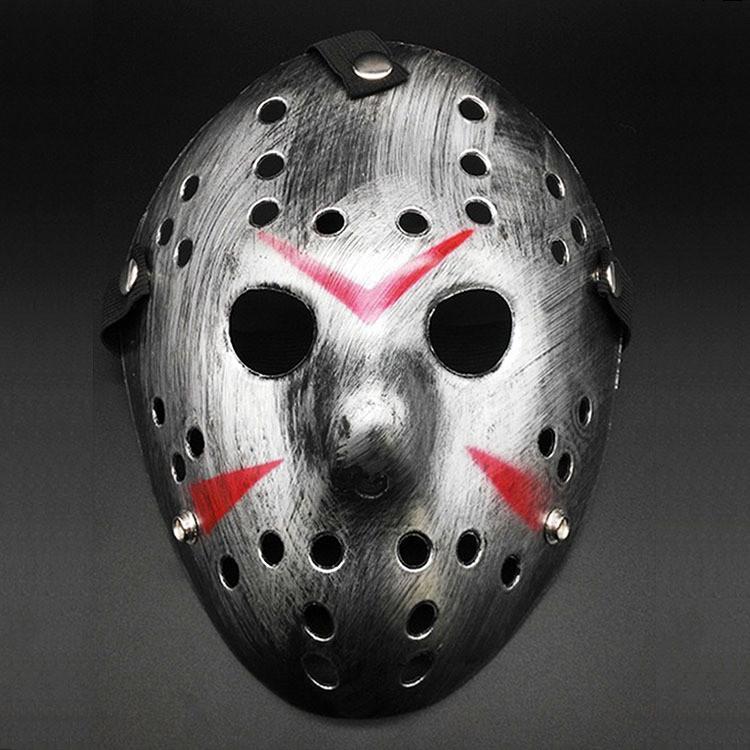 Jason Mask With Blood Effect For Halloween Cosplay Scary Horror Props In Multiple Colors
