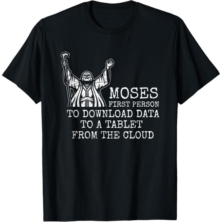 Моисей Первый Загрузивший Данные Молитва Футболка XXXXXL чёрный