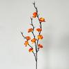 Peach and Plum Blossom Artificial Winter Bouquet for Indoor Decoration