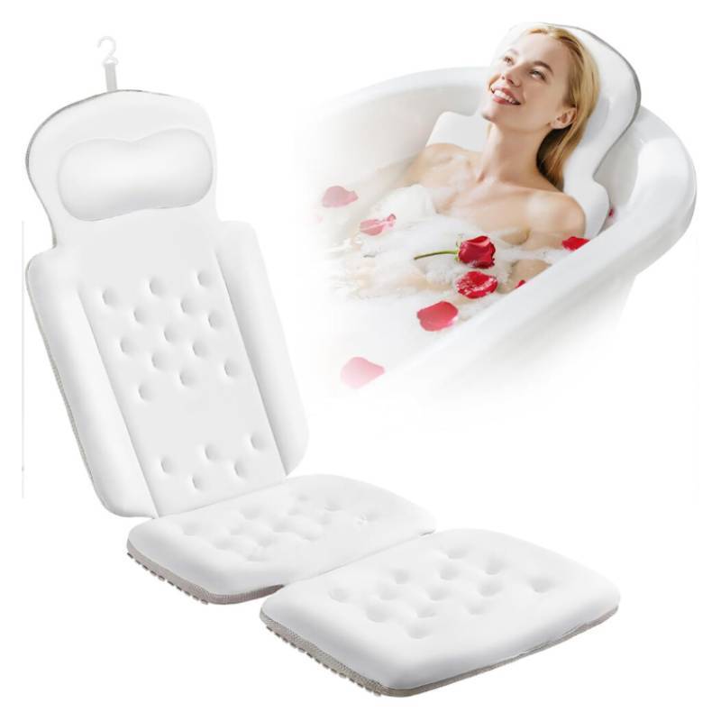 Bathtub Antislip Pillow With Polyester Cover For Comfort And Safety In Home Bathing