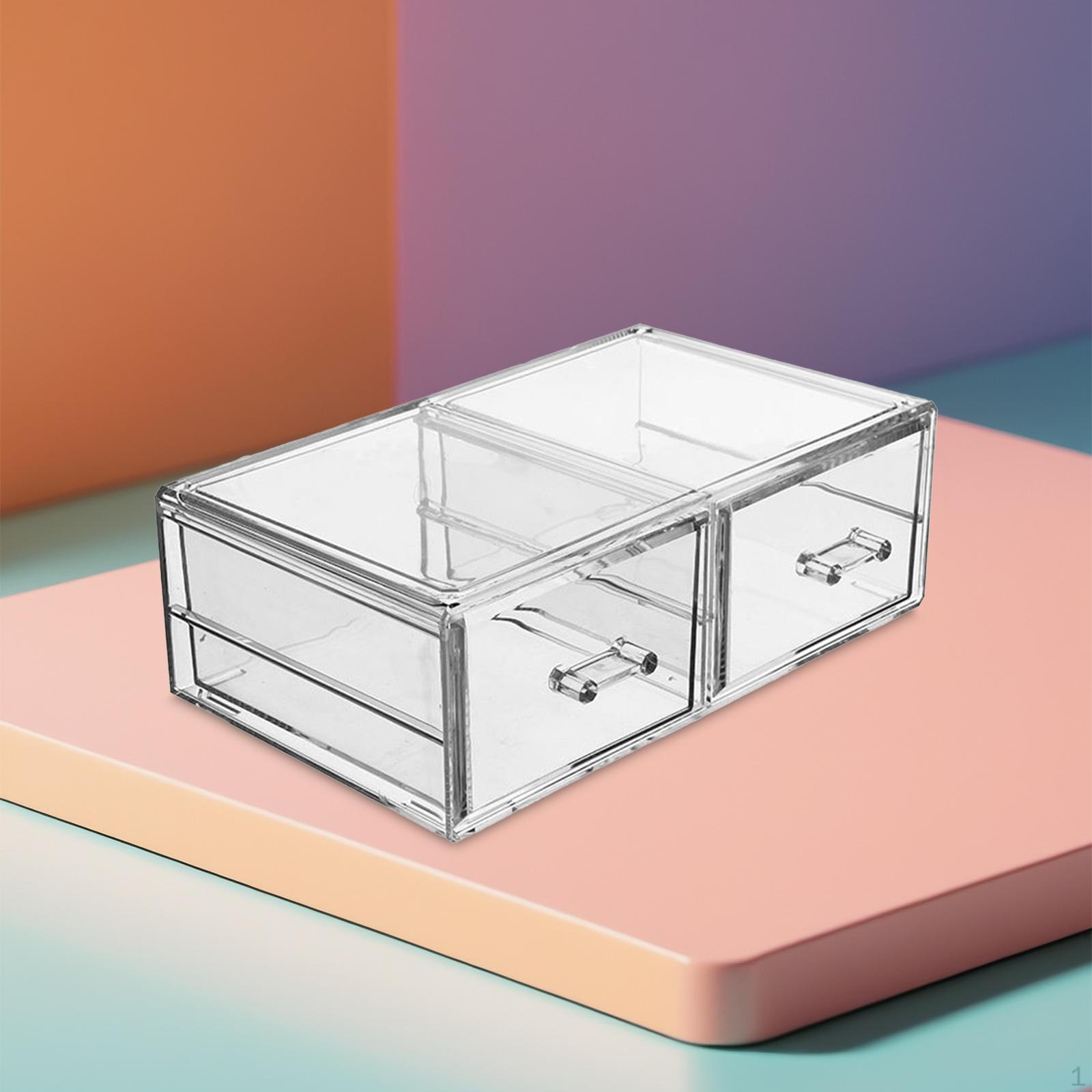 

Прозрачный акриловый настольный органайзер для хранения ювелирных изделий и косметики B