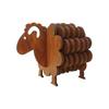 Insulation Cup Pad Set Table Decoration Wood Placemats Coffee Cup Mat  for Home Kitchen Decorative