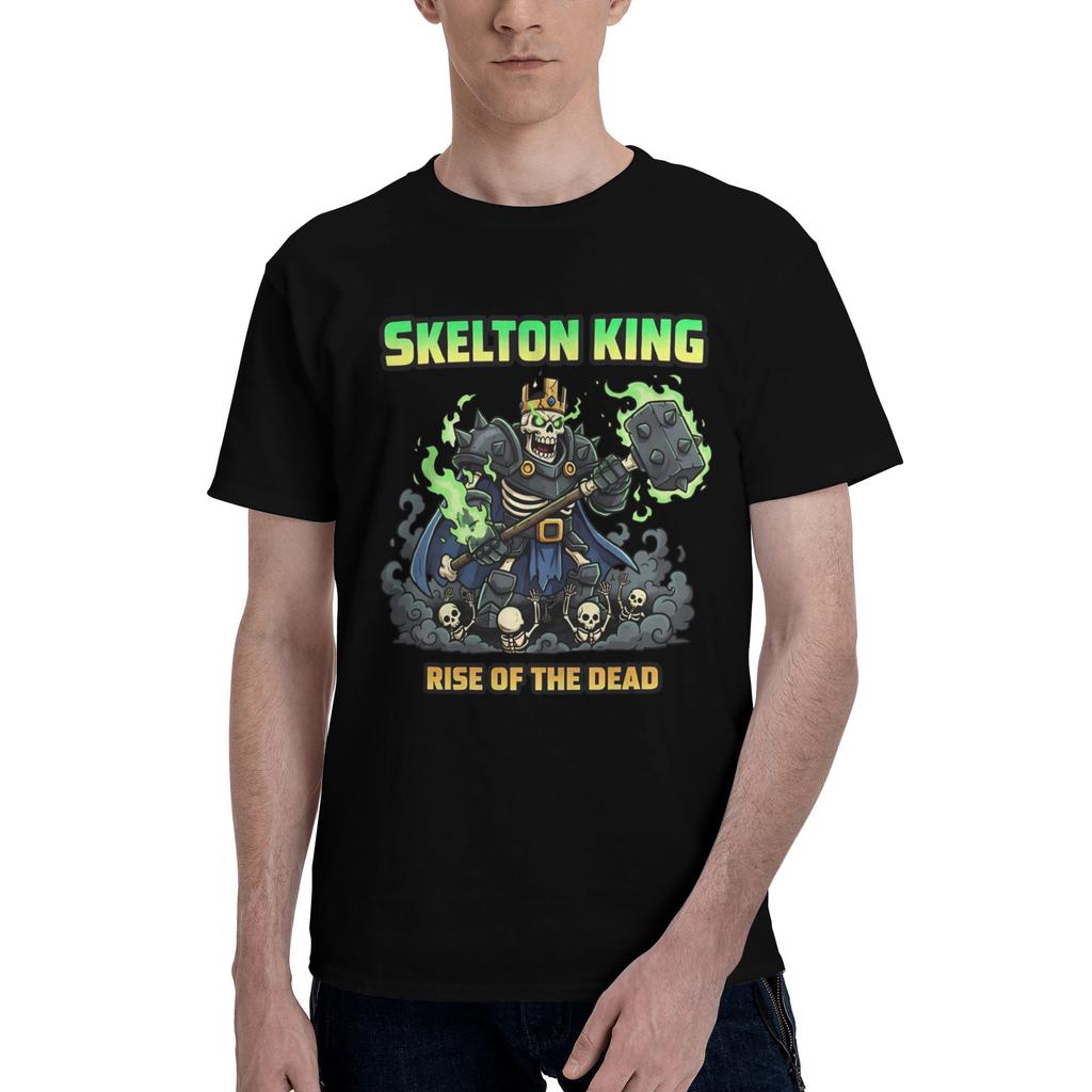 Crying Skeleton Men Womens T Shirt Clashes Royaleds Game Hipster Tee Shirt Short Sleeve TShirts Cotton Summer Clothing