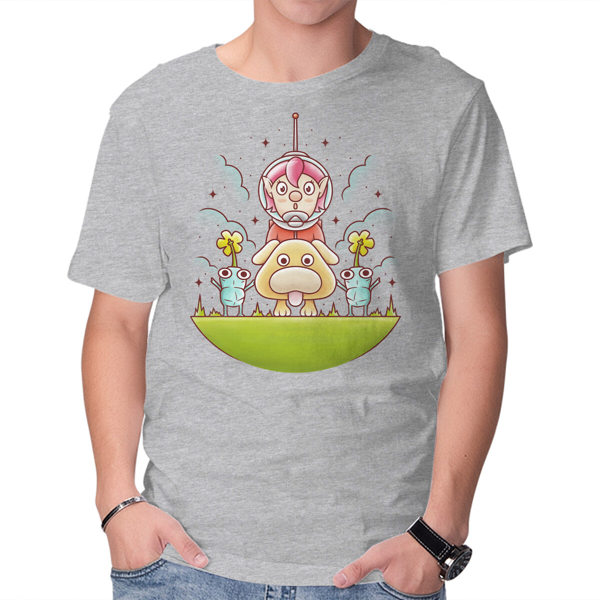 Unisex Crew Neck T-Shirt The New Captain Graphic Short Sleeve Casual Tee XL