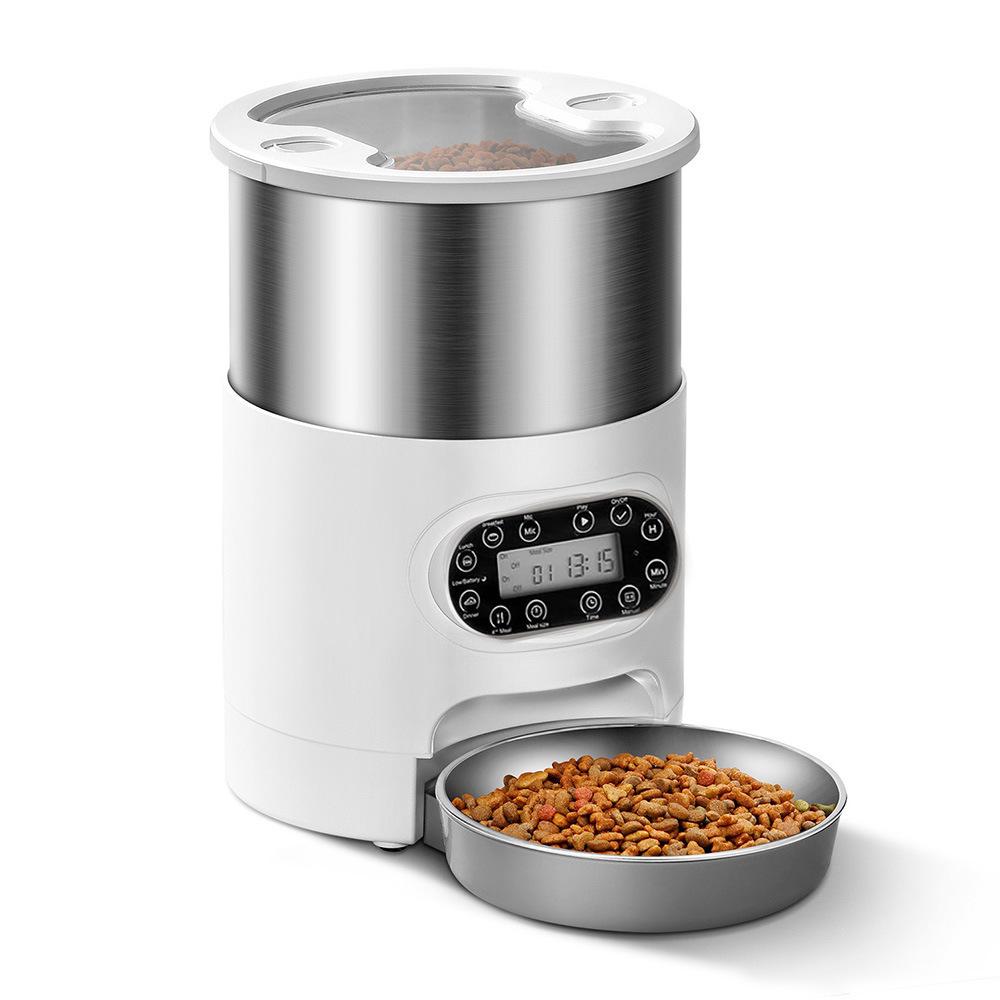 Smart Cat Feeder: Timed, Portion-Controlled, Voice Broadcast, Global Compatibility - Bestseller in EU, US, SEA