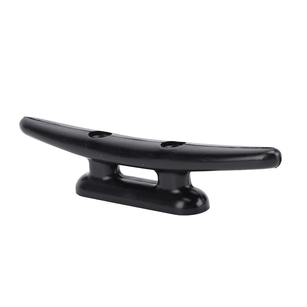 Boat Cleat Black Nylon Strong Tensile Strength Dock Cleat for Marine Deck Nautical Decor 128mm/5.04in