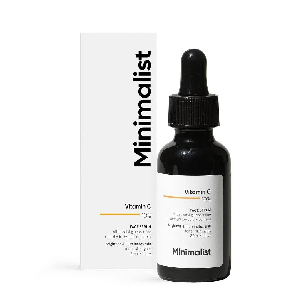 Minimalistisches 10% Vitamin C Gesichtsserum zur Hautaufhellung 30ml