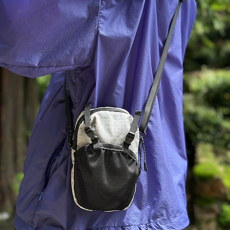 1Pc Water Bottle Holder Bag Phone Pocket And Quick-Adjust Strap Waterproof 420D Nylon For Cycling Hiking Camping Essentials