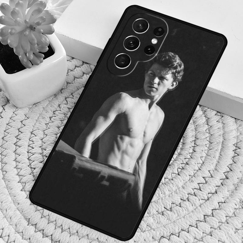 movie star Tom Holland Silicone Phone Case For Samsung Galaxy note 10 pro S26 S25 S24 S23 S22 S21 Plus S25Ultra Capa Cover