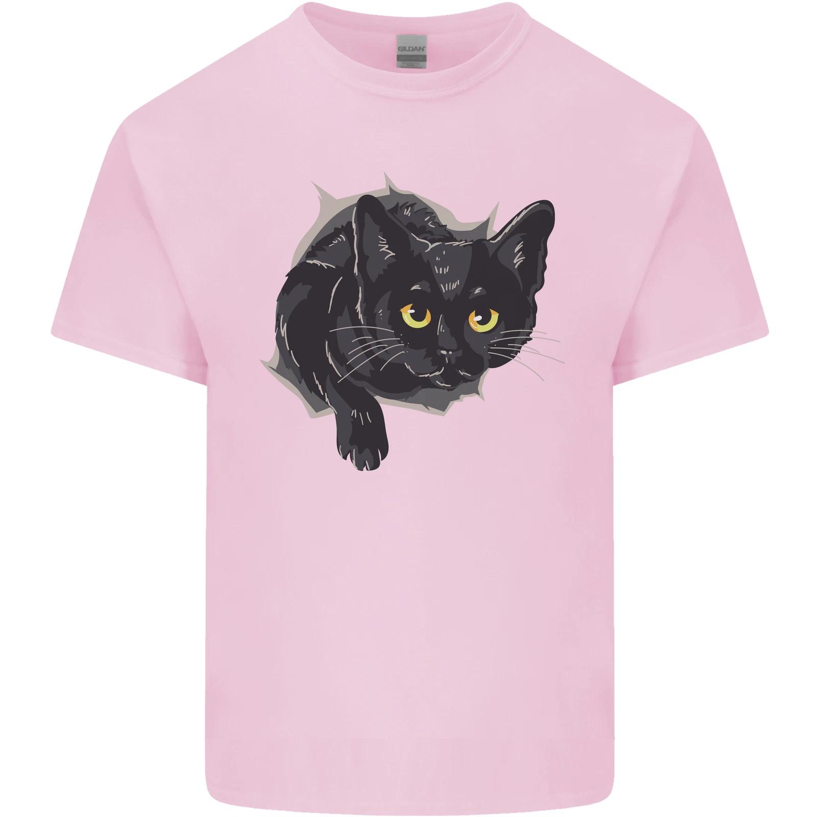 Cat Hole Kids T-Shirt Childrens S