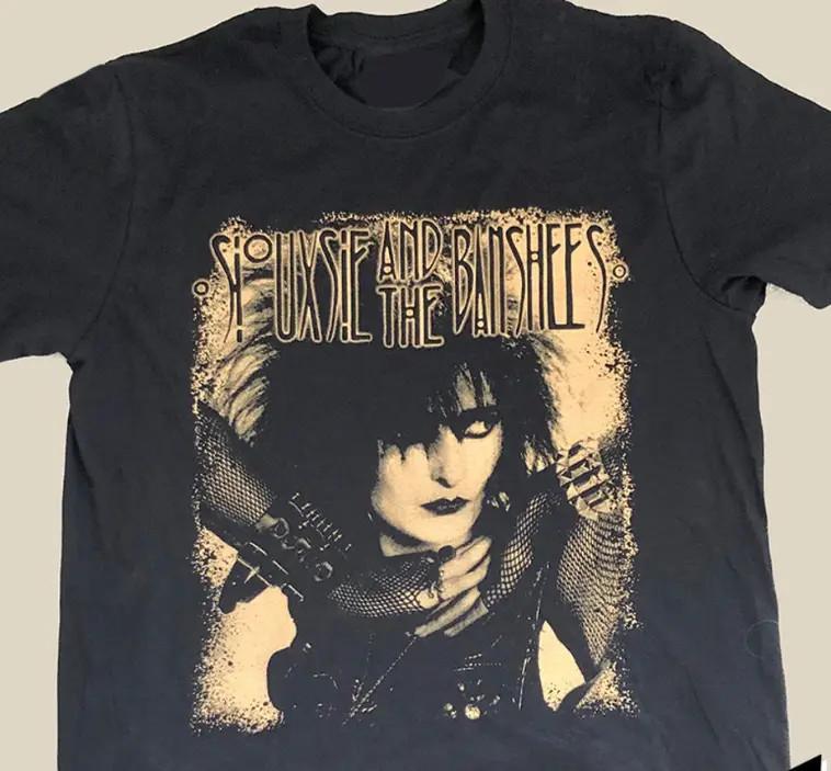 Siouxsie and the Banshees Rock Band Black T-Shirt All Size Unisex T-Shirt