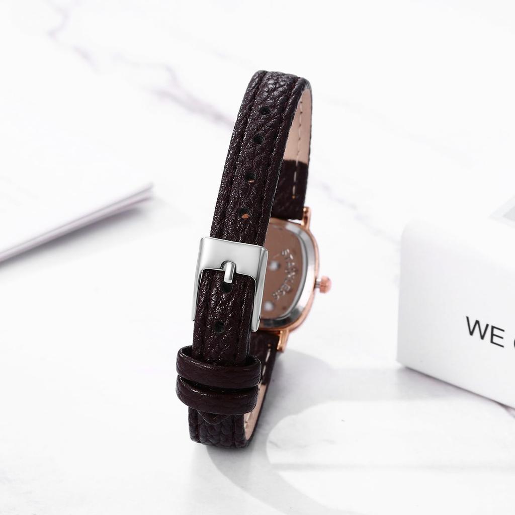 leather thin fashion gift for Day Ladies' watch, strap, analog, waterproof, simple, antique, strap, casual, business, watch, ladies' accessory,