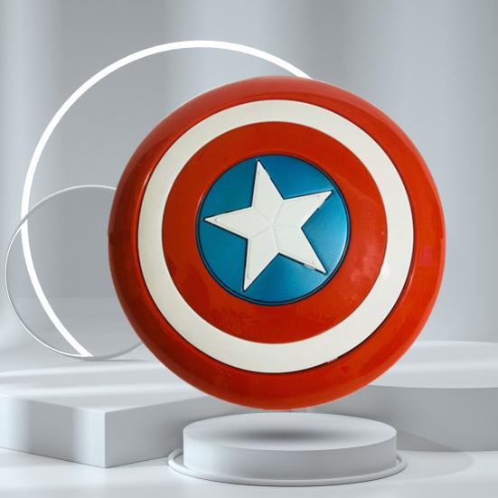 Shield-Toy Collectable Smooth Surface Multifunctional Avengers Captain American Plastic Shield-Toy for Halloween