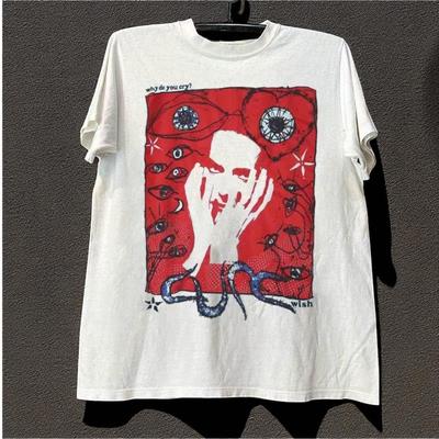 The Cure Wish Rock Tour Kurzarm Weiß Klassisches Shirt KV36866 Unisex T-Shirt