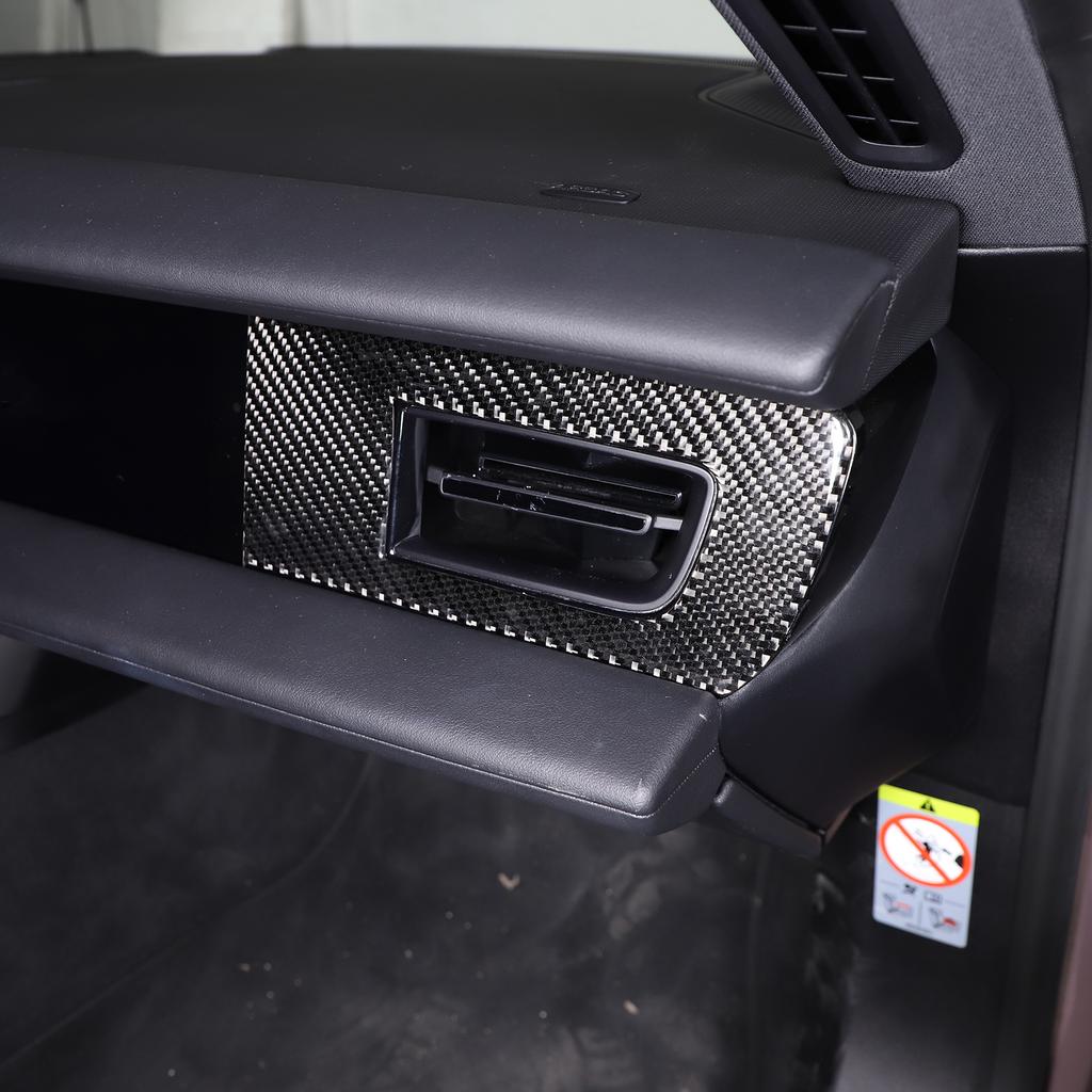 For Porsche Taycan    2022 Soft Carbon Fiber Car Side Air Vent Outlet Cover Trim Sticker Car