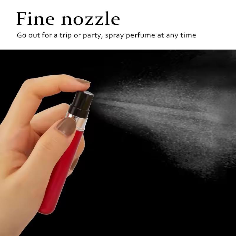 Perfume Bottle Set 5Ml Refillable Bottle with Spray Pump Empty Cosmetic Containers Travel Atomizer Bottle Free Shipping