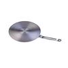 Heat Diffuser Stainless Steel Induction Adapter Plate with Removable Handle