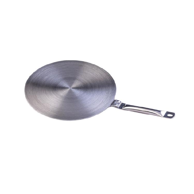 Heat Diffuser Stainless Steel Induction Adapter Plate with Removable Handle Small