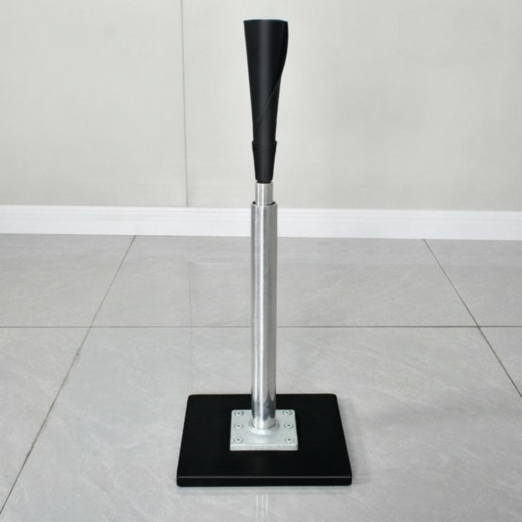Batting Tee with Rubber Top Easy to Set up Baseball for Gym