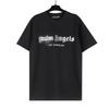22SS grenzüberschreitende europäische und amerikanische Trendmarke Palm Angel heißer Strassstein Alphabet Kurzarm-T-Shirt für Männer und Frauen Paare High Street Locker