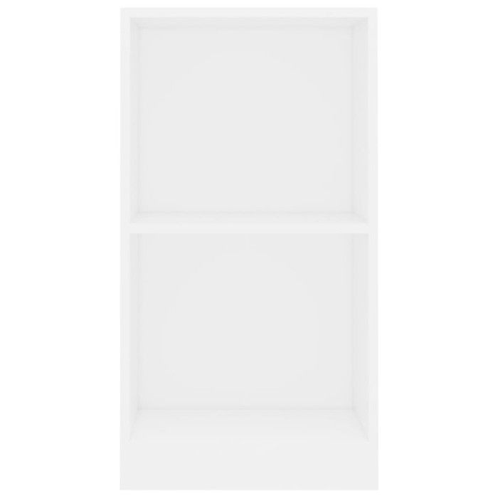 VidaXL Bibliothèque blanc 40x24x75 cm bois d'ingénierie, étagère, bibliothèque, étagère de rangement, meuble de rangement, 800819